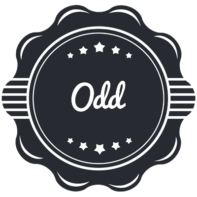 Odd badge logo
