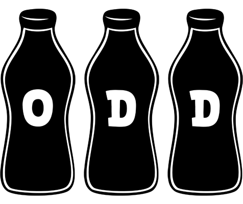 Odd bottle logo