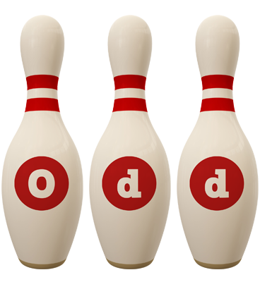 Odd bowling-pin logo
