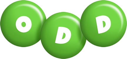 Odd candy-green logo