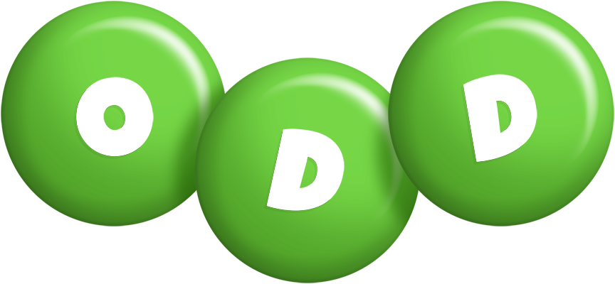 Odd candy-green logo