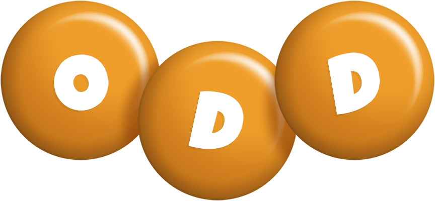 Odd candy-orange logo