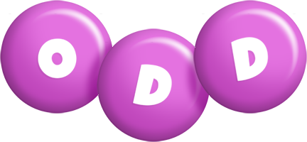 Odd candy-purple logo