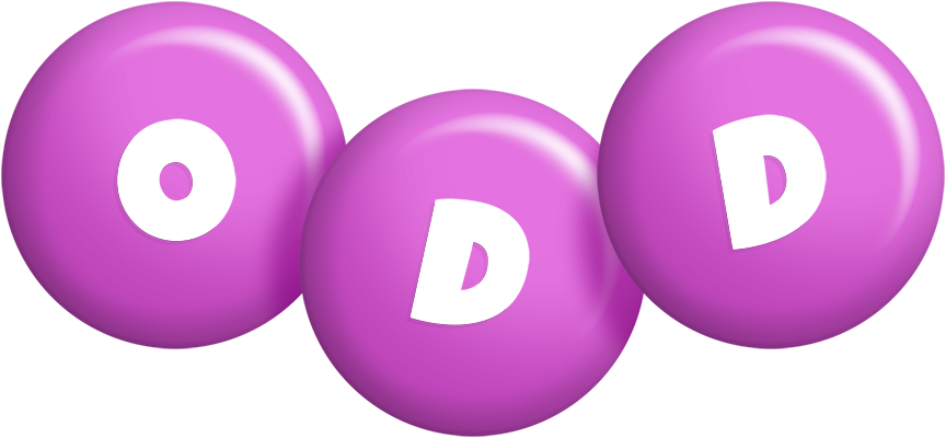 Odd candy-purple logo