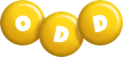 Odd candy-yellow logo