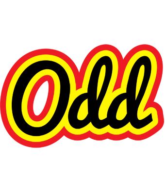 Odd flaming logo