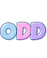 Odd pastel logo