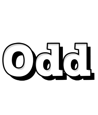 Odd snowing logo