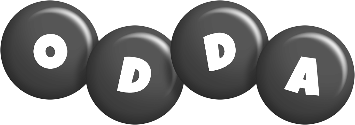 Odda candy-black logo