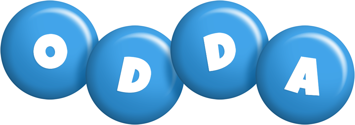 Odda candy-blue logo