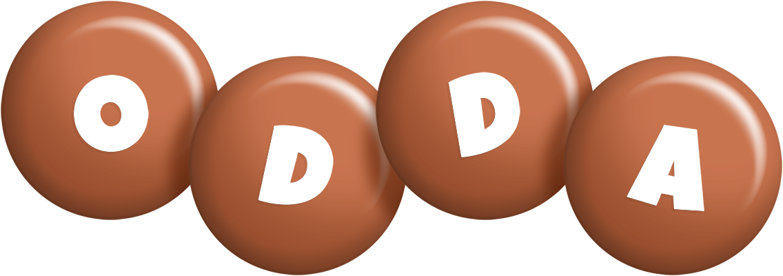 Odda candy-brown logo