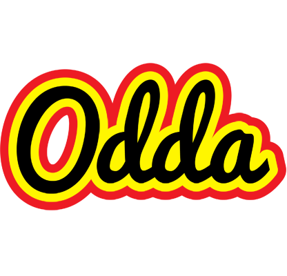 Odda flaming logo