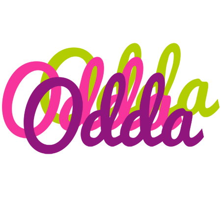 Odda flowers logo