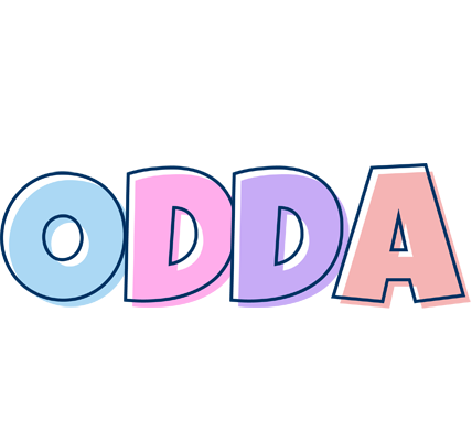 Odda pastel logo