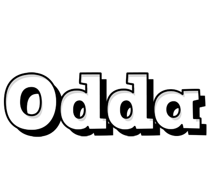 Odda snowing logo