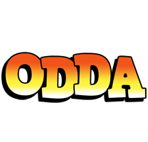 Odda sunset logo