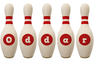 Oddar bowling-pin logo