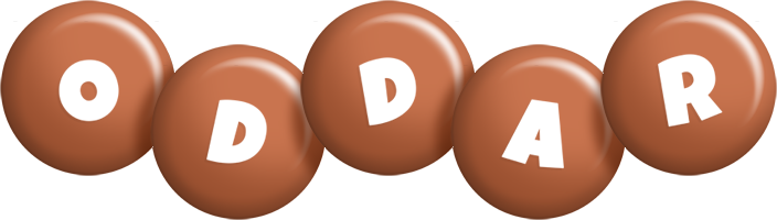 Oddar candy-brown logo