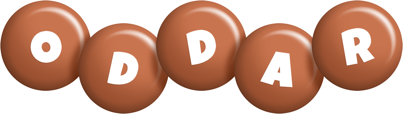 Oddar candy-brown logo