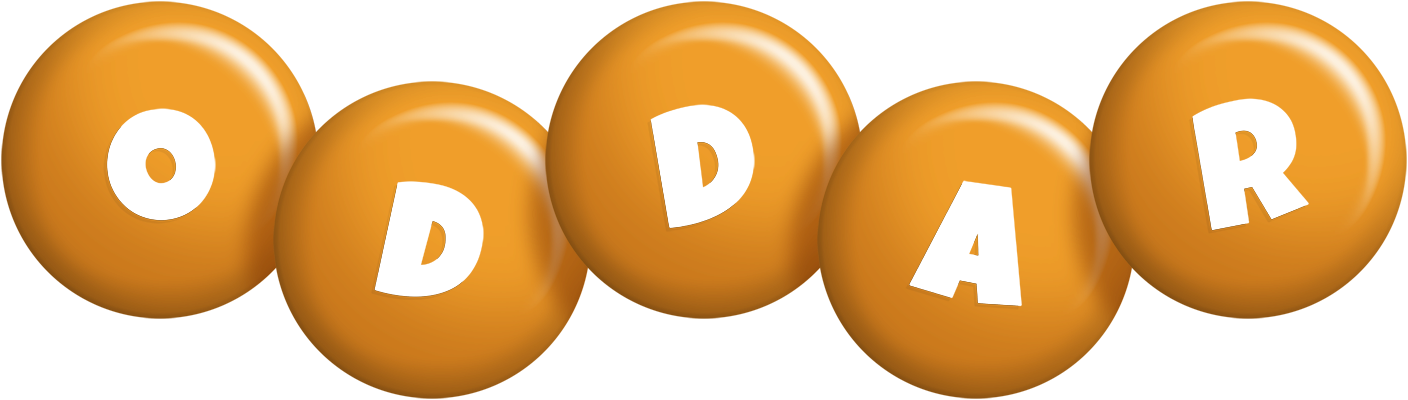 Oddar candy-orange logo