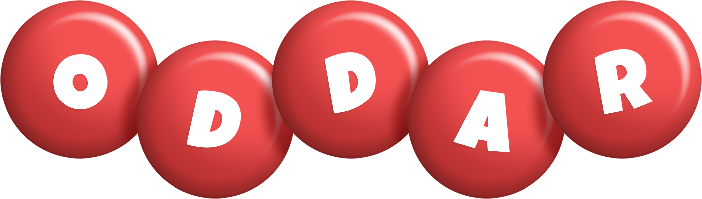 Oddar candy-red logo