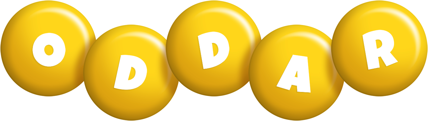 Oddar candy-yellow logo