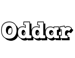 Oddar snowing logo