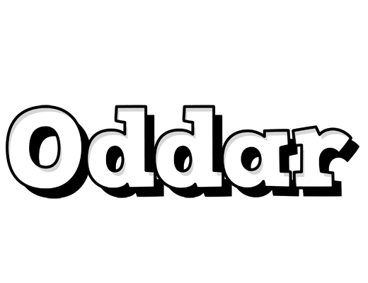 Oddar snowing logo