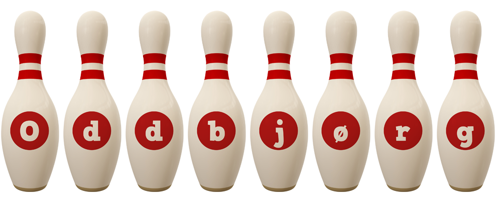 Oddbjørg bowling-pin logo