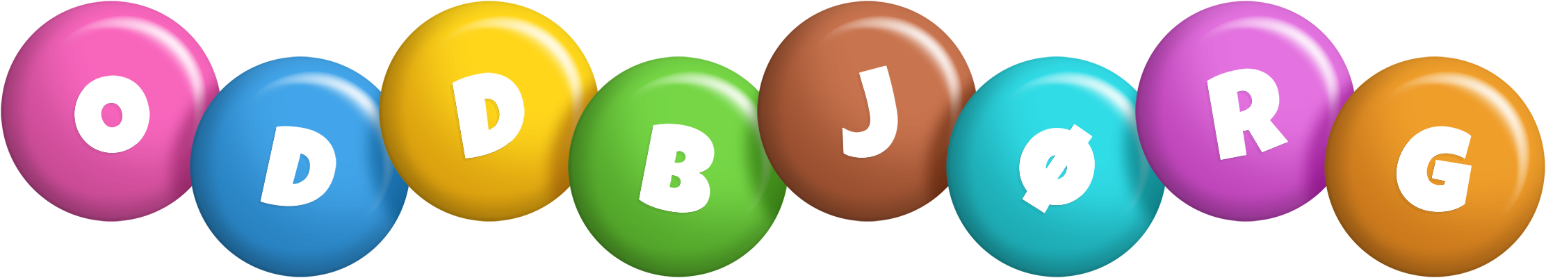 Oddbjørg candy logo