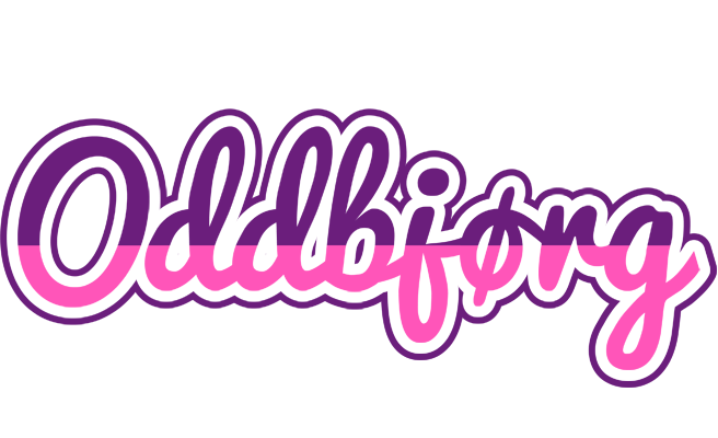 Oddbjørg cheerful logo