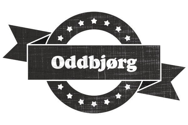 Oddbjørg grunge logo
