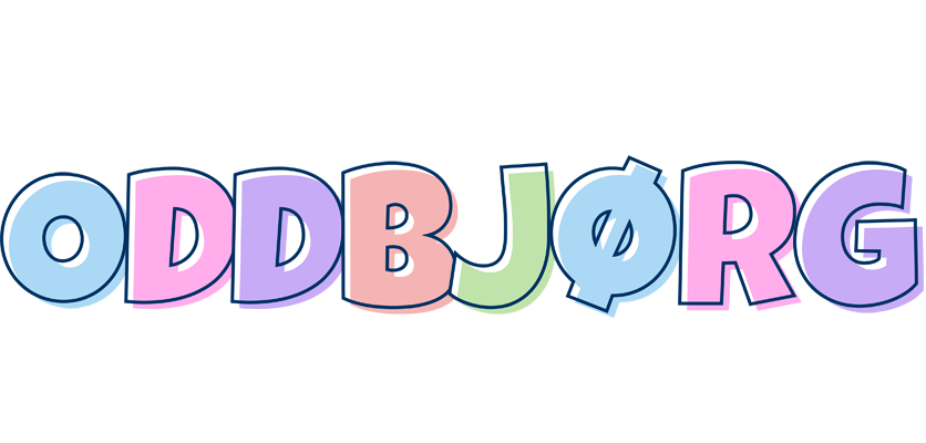 Oddbjørg pastel logo
