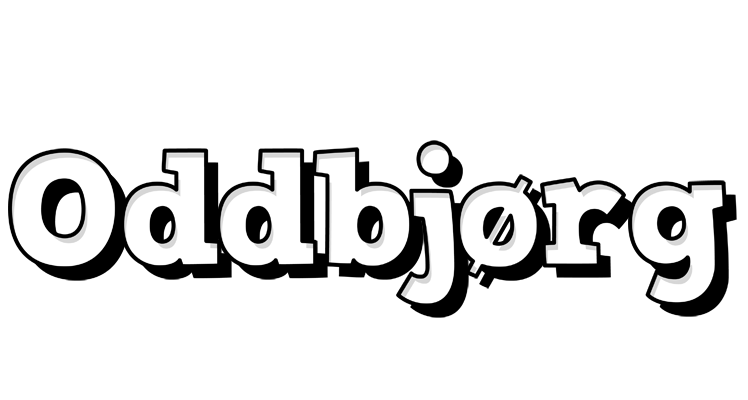 Oddbjørg snowing logo