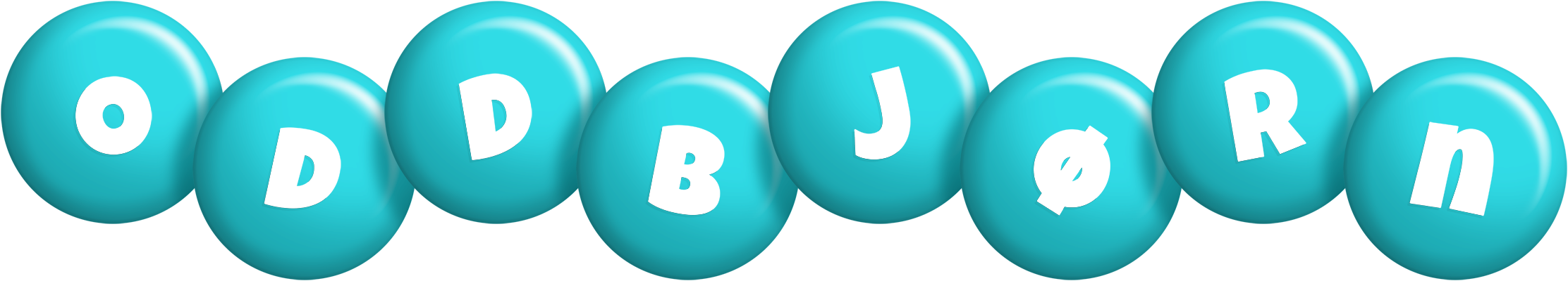 Oddbjørn candy-azur logo
