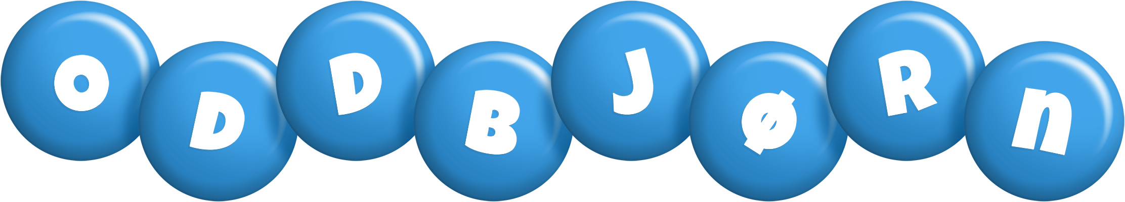 Oddbjørn candy-blue logo