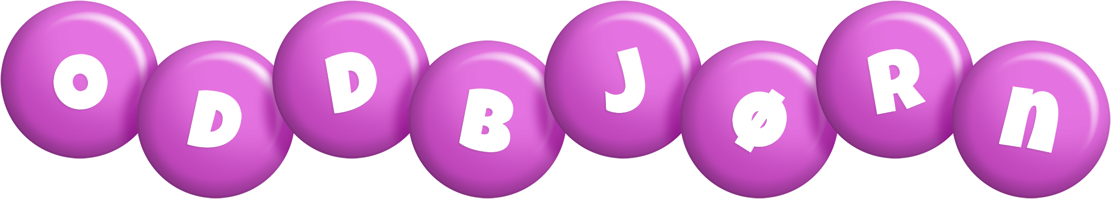 Oddbjørn candy-purple logo