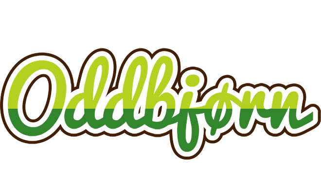Oddbjørn golfing logo