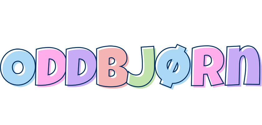 Oddbjørn pastel logo