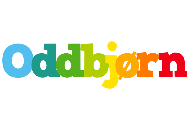 Oddbjørn rainbows logo