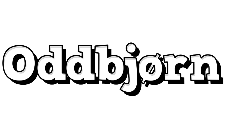 Oddbjørn snowing logo