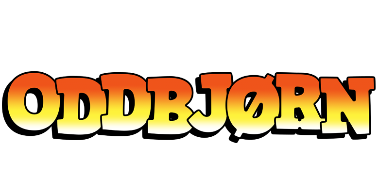 Oddbjørn sunset logo
