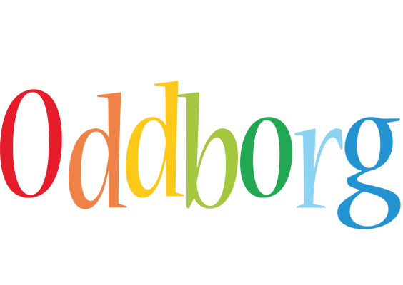 Oddborg birthday logo
