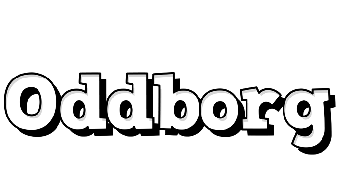 Oddborg snowing logo