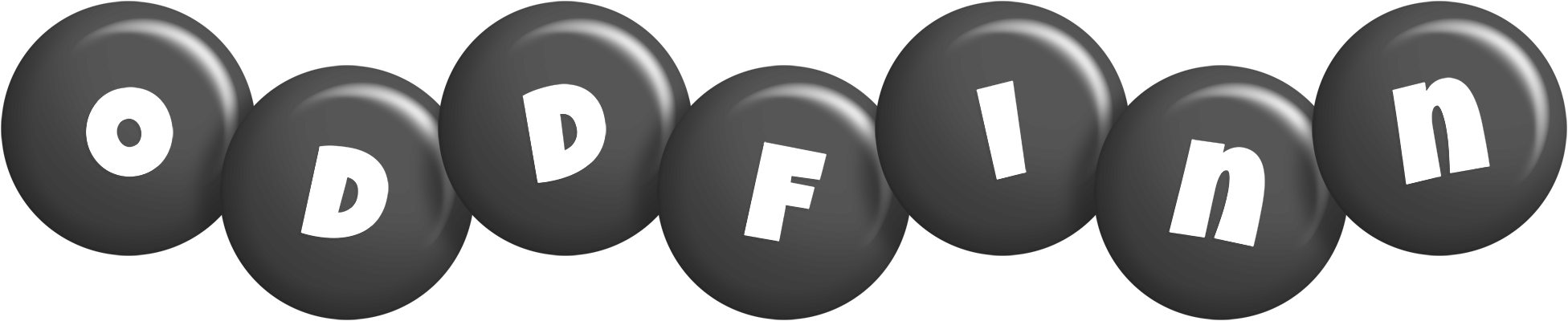 Oddfinn candy-black logo