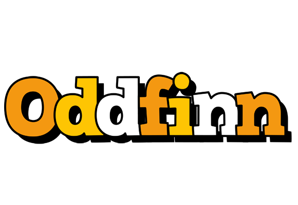 Oddfinn cartoon logo