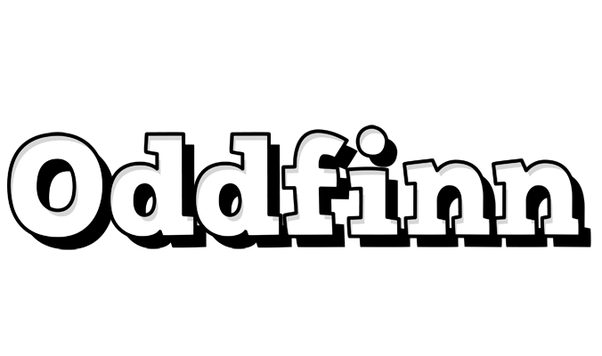 Oddfinn snowing logo