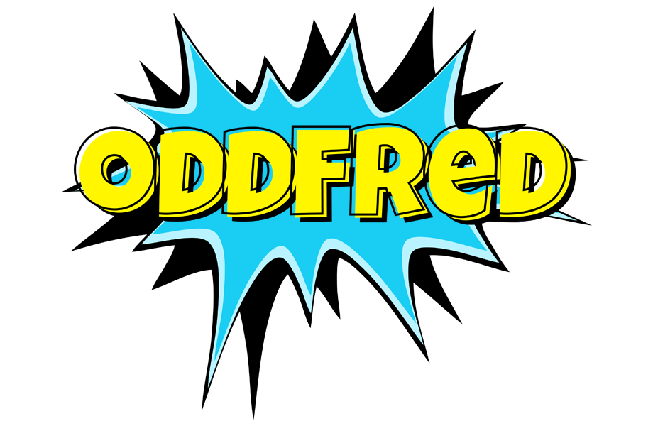 Oddfred amazing logo
