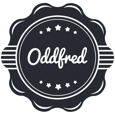 Oddfred badge logo