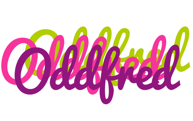 Oddfred flowers logo